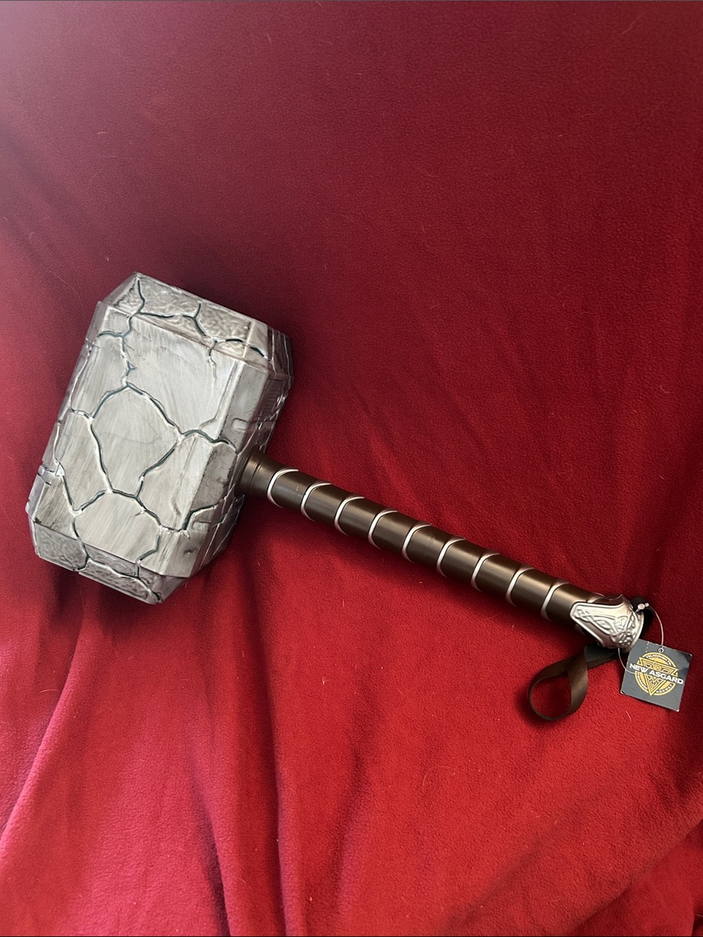 Halloween (NWT)- Thor-Inspired Costume Prop - Light-up/Cup Holder Hammer
